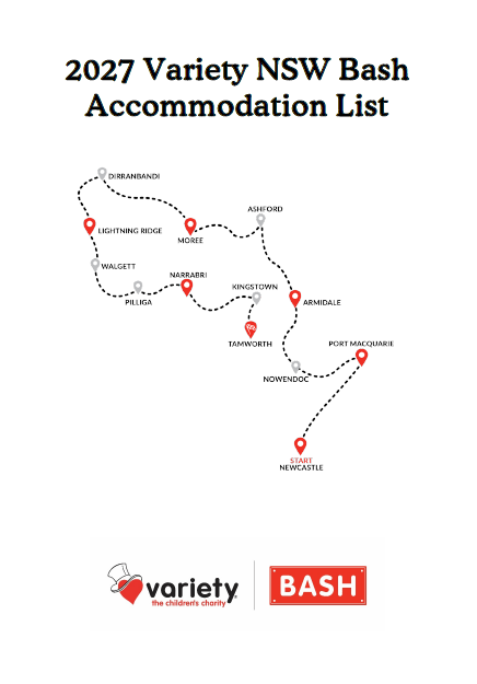 2027 NSW Bash Accommodation List