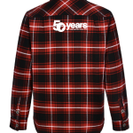 Quilted Flannel Shirt Jacket-Unisex